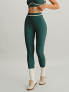 Women's Knitted Nylon Sports Leggings Sustainable Yoga Bottoms - BERLOOK