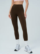 Women's Knitted Nylon Sports Leggings Sustainable Yoga Bottoms - BERLOOK