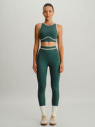Women's Knitted Nylon Sports Leggings Sustainable Yoga Bottoms - BERLOOK
