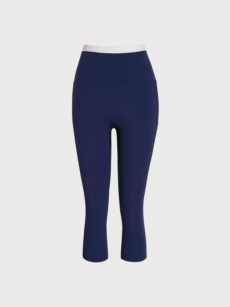 Women's Knitted Nylon Sports Leggings Sustainable Yoga Bottoms - BERLOOK
