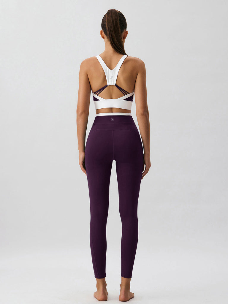Women's Knitted Nylon Sports Leggings Sustainable Yoga Bottoms - BERLOOK