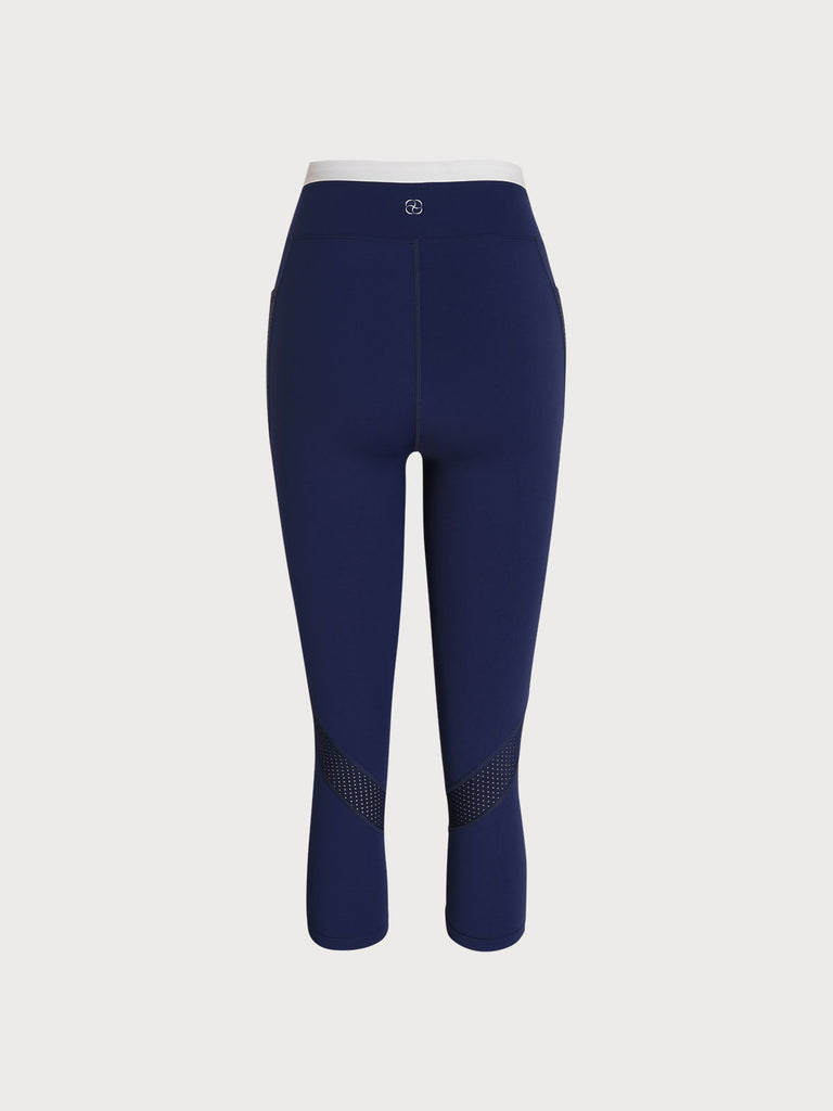 Women's Knitted Nylon Sports Leggings Sustainable Yoga Bottoms - BERLOOK