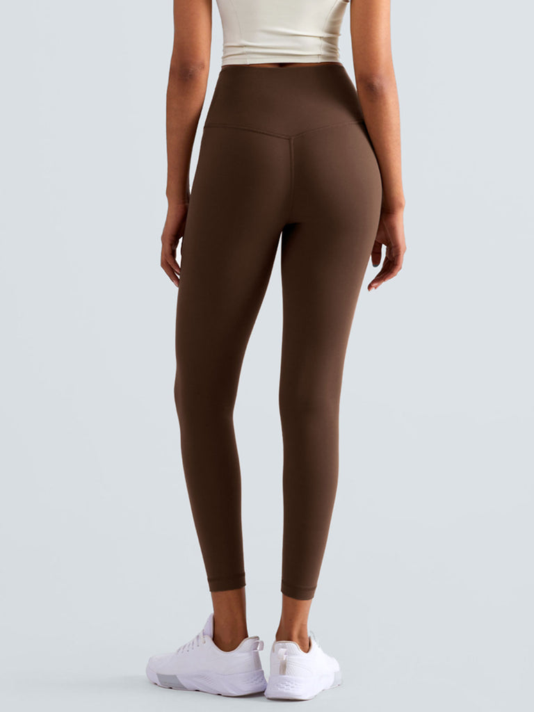 Women's Knitted Nylon Sports Leggings Sustainable Yoga Bottoms - BERLOOK
