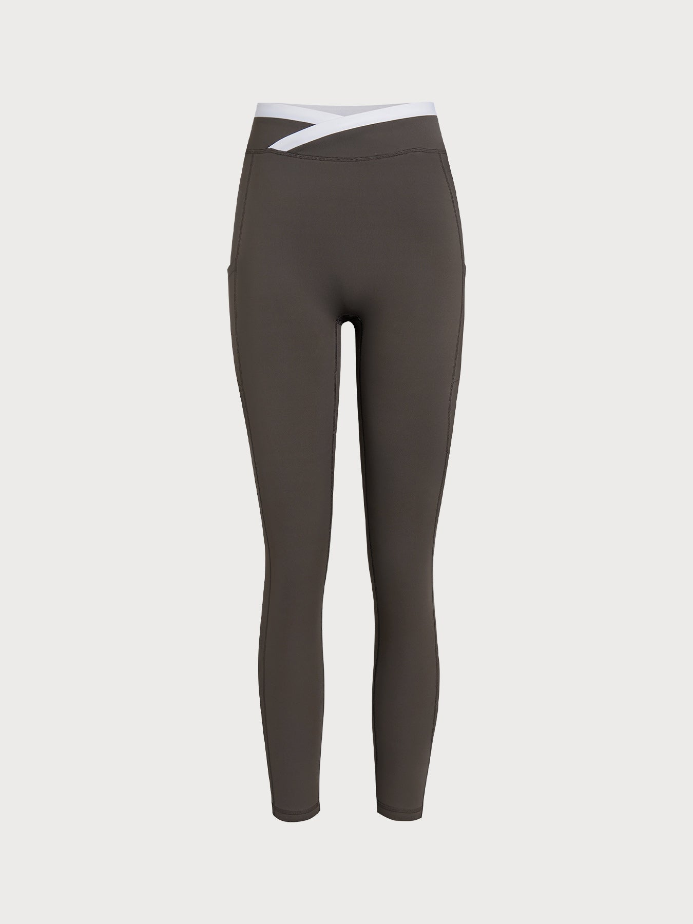 Women's Knitted Nylon Sports Leggings Sustainable Yoga Bottoms - BERLOOK