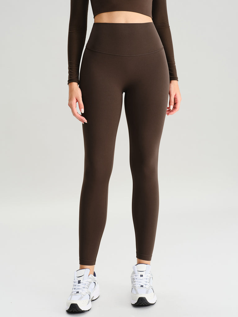 Women's Knitted Nylon Sports Leggings Sustainable Yoga Bottoms - BERLOOK