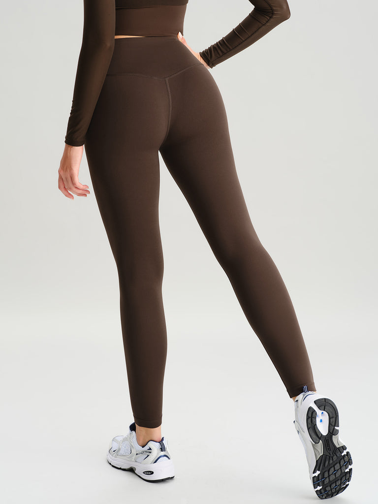 Women's Knitted Nylon Sports Leggings Sustainable Yoga Bottoms - BERLOOK