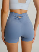 Women's Knitted Nylon Sports Shorts Sustainable Yoga Bottoms - BERLOOK
