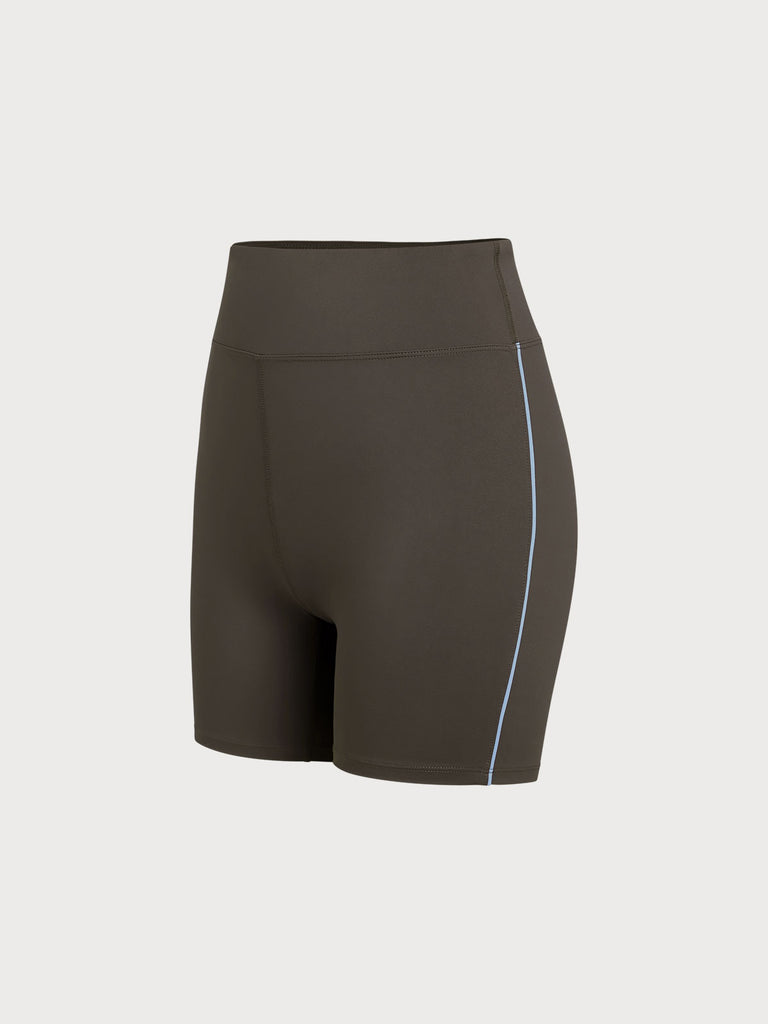Women's Knitted Nylon Sports Shorts Sustainable Yoga Bottoms - BERLOOK