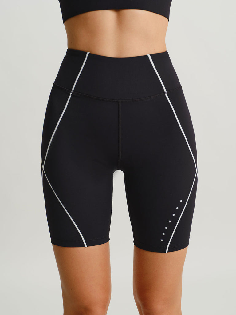 Women's Knitted Nylon Sports Shorts Sustainable Yoga Bottoms - BERLOOK