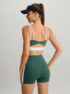 Women's Knitted Nylon Sports Shorts Sustainable Yoga Bottoms - BERLOOK