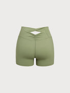 Women's Knitted Nylon Sports Shorts Sustainable Yoga Bottoms - BERLOOK