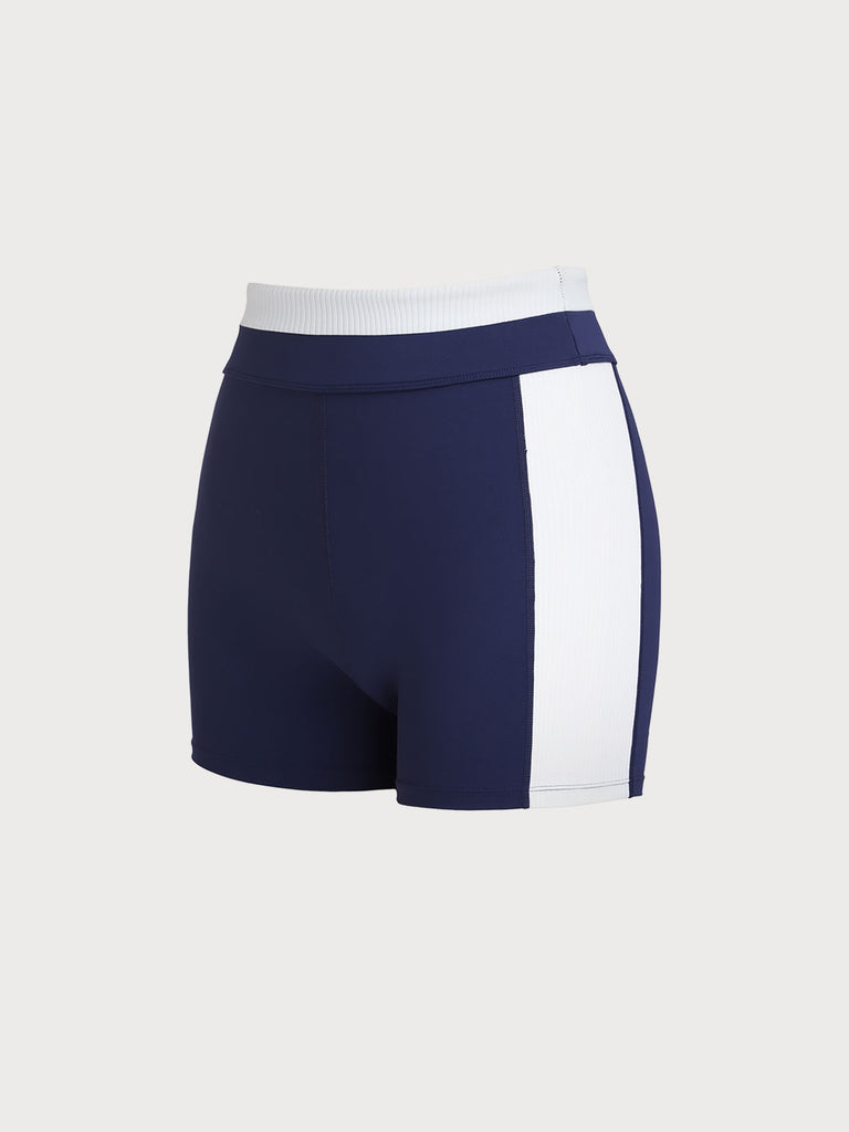 Women's Knitted Nylon Sports Shorts Sustainable Yoga Bottoms - BERLOOK