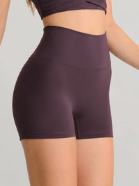 Women's Knitted Nylon Sports Shorts Sustainable Yoga Bottoms - BERLOOK