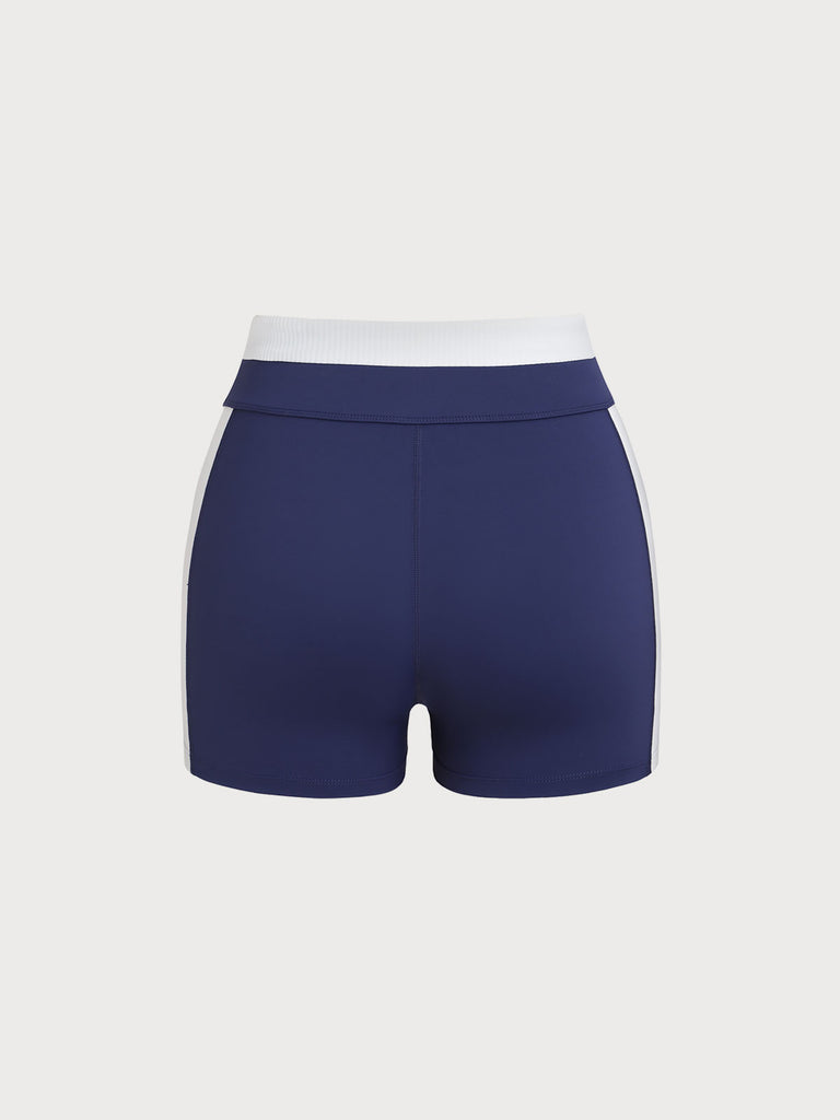 Women's Knitted Nylon Sports Shorts Sustainable Yoga Bottoms - BERLOOK