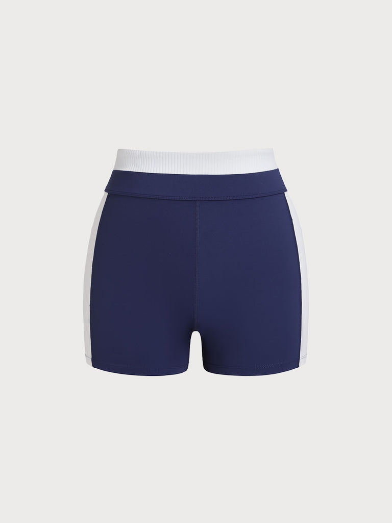 Women's Knitted Nylon Sports Shorts Sustainable Yoga Bottoms - BERLOOK