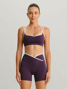 Women's Knitted Nylon Sports Shorts Sustainable Yoga Bottoms - BERLOOK