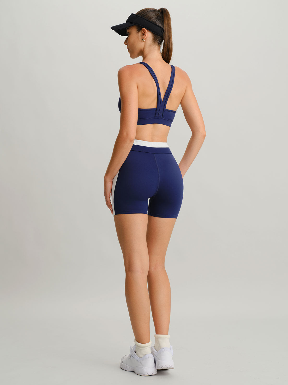 Women's Knitted Nylon Sports Shorts Sustainable Yoga Bottoms - BERLOOK