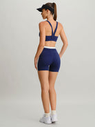 Women's Knitted Nylon Sports Shorts Sustainable Yoga Bottoms - BERLOOK