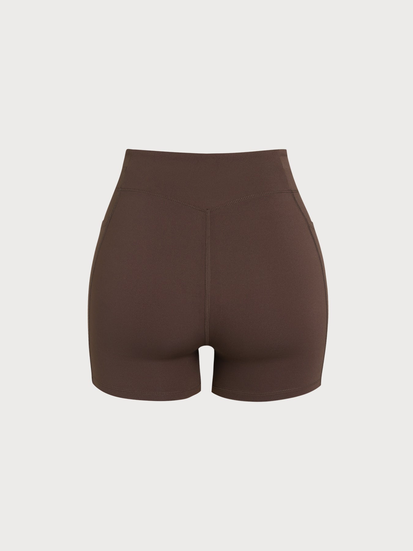 Women's Knitted Nylon Sports Shorts Sustainable Yoga Bottoms - BERLOOK