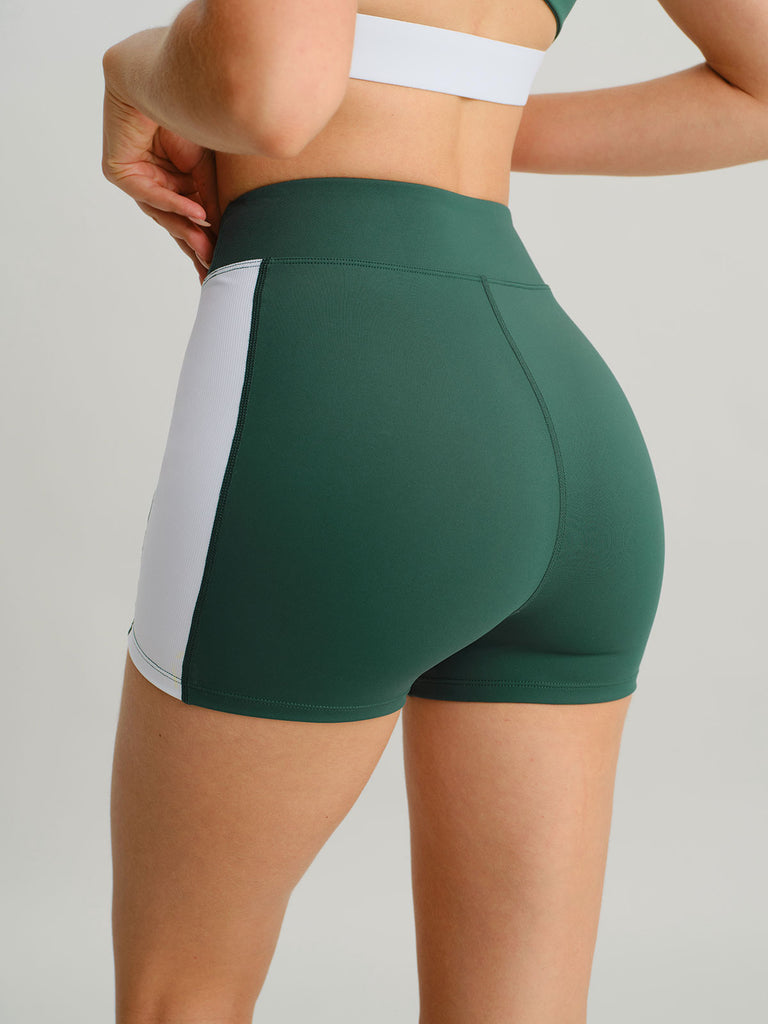 Women's Knitted Nylon Sports Shorts Sustainable Yoga Bottoms - BERLOOK