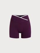 Women's Knitted Nylon Sports Shorts Sustainable Yoga Bottoms - BERLOOK