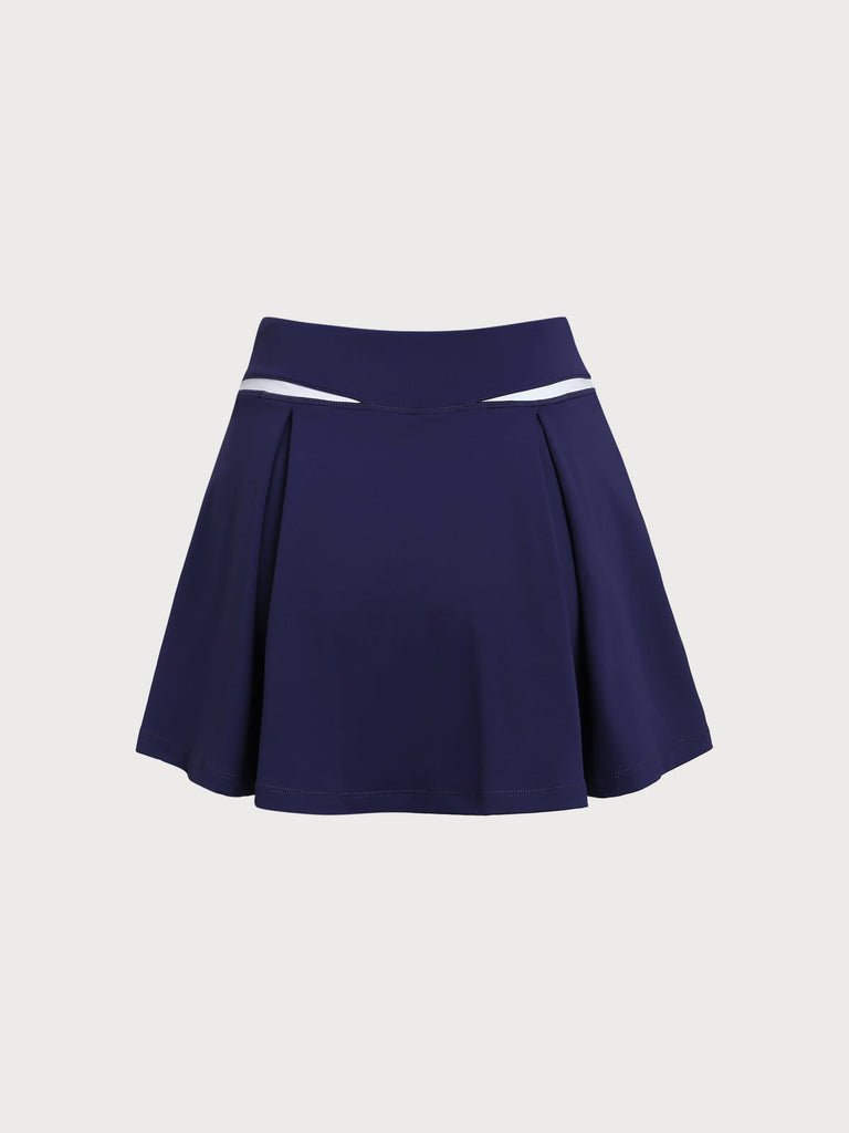 Women's Knitted Nylon Sports Skirt Sustainable Yoga Bottoms - BERLOOK
