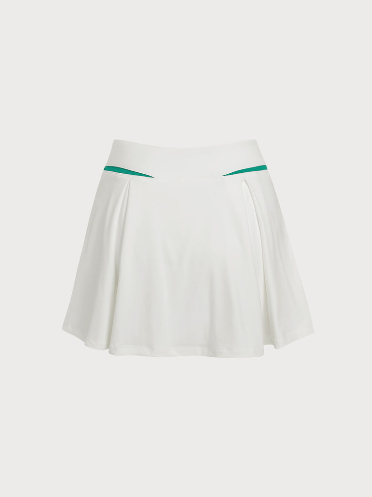 Women's Knitted Nylon Sports Skirt Sustainable Yoga Bottoms - BERLOOK