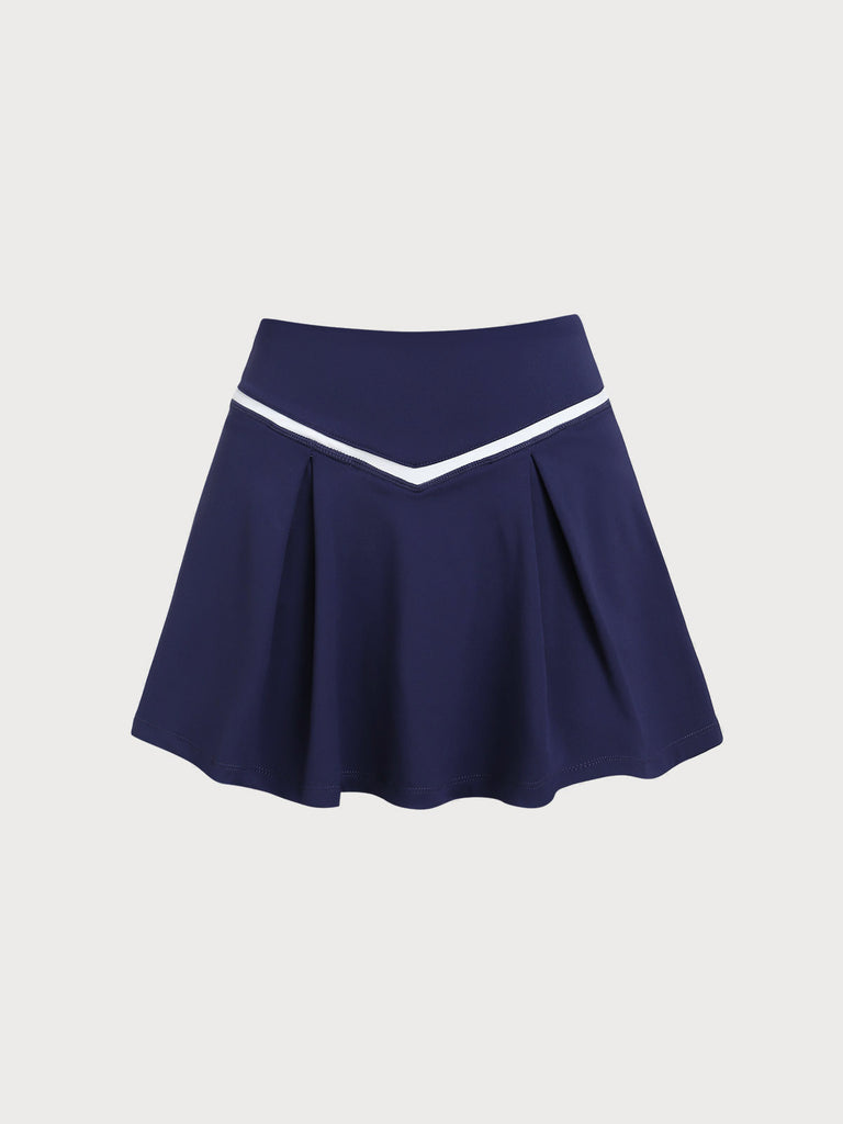 Women's Knitted Nylon Sports Skirt Sustainable Yoga Bottoms - BERLOOK