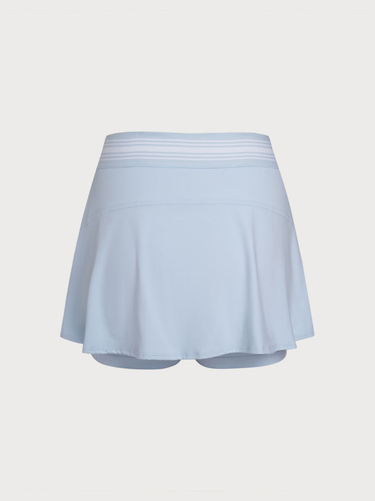 Women's Knitted Nylon Sports Skirt Sustainable Yoga Bottoms - BERLOOK