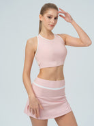 Women's Knitted Nylon Sports Skirts Sustainable Yoga Bottoms - BERLOOK