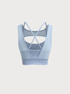 Women's Knitted Nylon Sports Tank Tops Sustainable Yoga Tops - BERLOOK