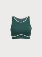 Women's Knitted Nylon Sports Tank Tops Sustainable Yoga Tops - BERLOOK