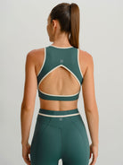 Women's Knitted Nylon Sports Tank Tops Sustainable Yoga Tops - BERLOOK