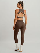 Women's Knitted Nylon Sports Tank Tops Sustainable Yoga Tops - BERLOOK