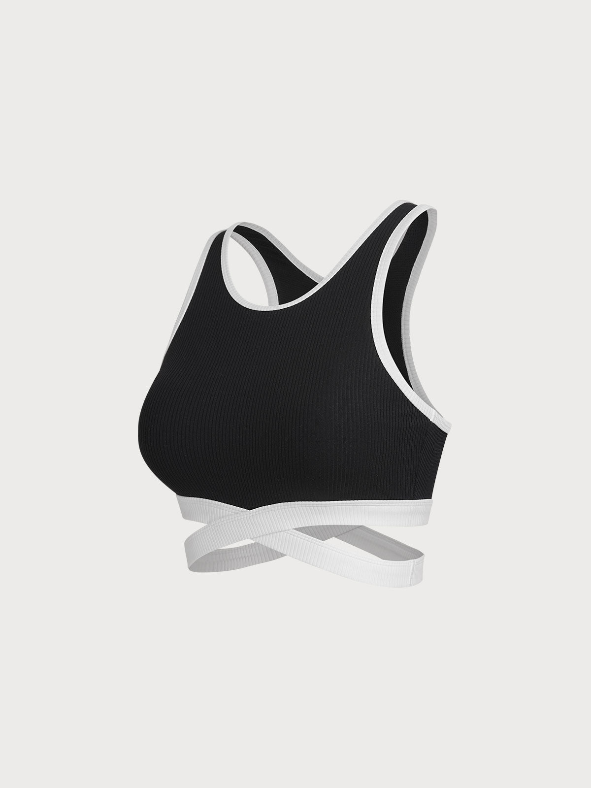 Women's Knitted Nylon Sports Tank Tops Sustainable Yoga Tops - BERLOOK