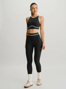 Women's Knitted Nylon Sports Tank Tops Sustainable Yoga Tops - BERLOOK
