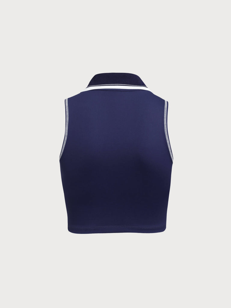 Women's Knitted Nylon Sports Tank Tops Sustainable Yoga Tops - BERLOOK