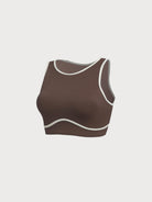 Women's Knitted Nylon Sports Tank Tops Sustainable Yoga Tops - BERLOOK