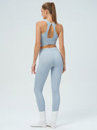Women's Knitted Nylon Sports Vest Sustainable Yoga Tops - BERLOOK
