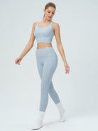 Women's Knitted Nylon Sports Vest Sustainable Yoga Tops - BERLOOK