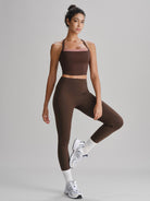 Women's Knitted Nylon Sports Yoga Camis Sustainable Yoga Tops - BERLOOK