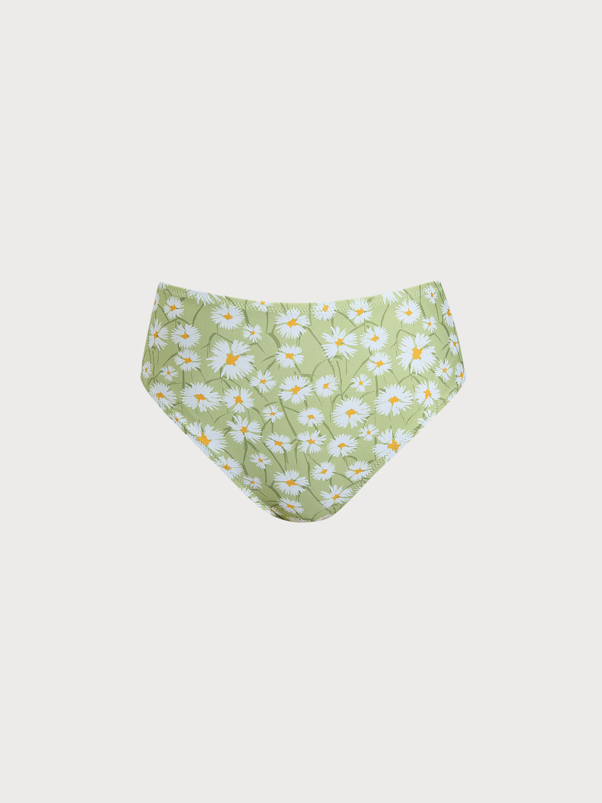 Women's Knitted Nylon Surfing Bottoms Grass Green Sustainable Surfing Clothes - BERLOOK