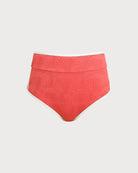Women's Knitted Nylon Surfing Bottoms Red Sustainable Surfing Clothes - BERLOOK