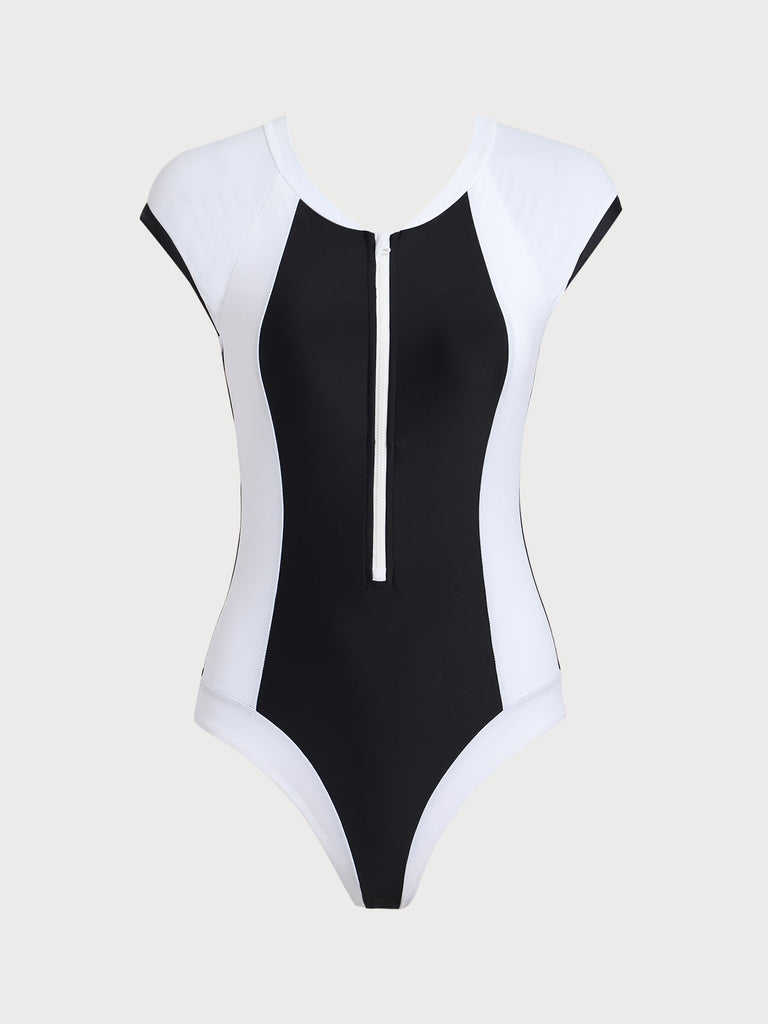 Women's Knitted Nylon Surfing One Pieces Sustainable Surfing Clothes - BERLOOK