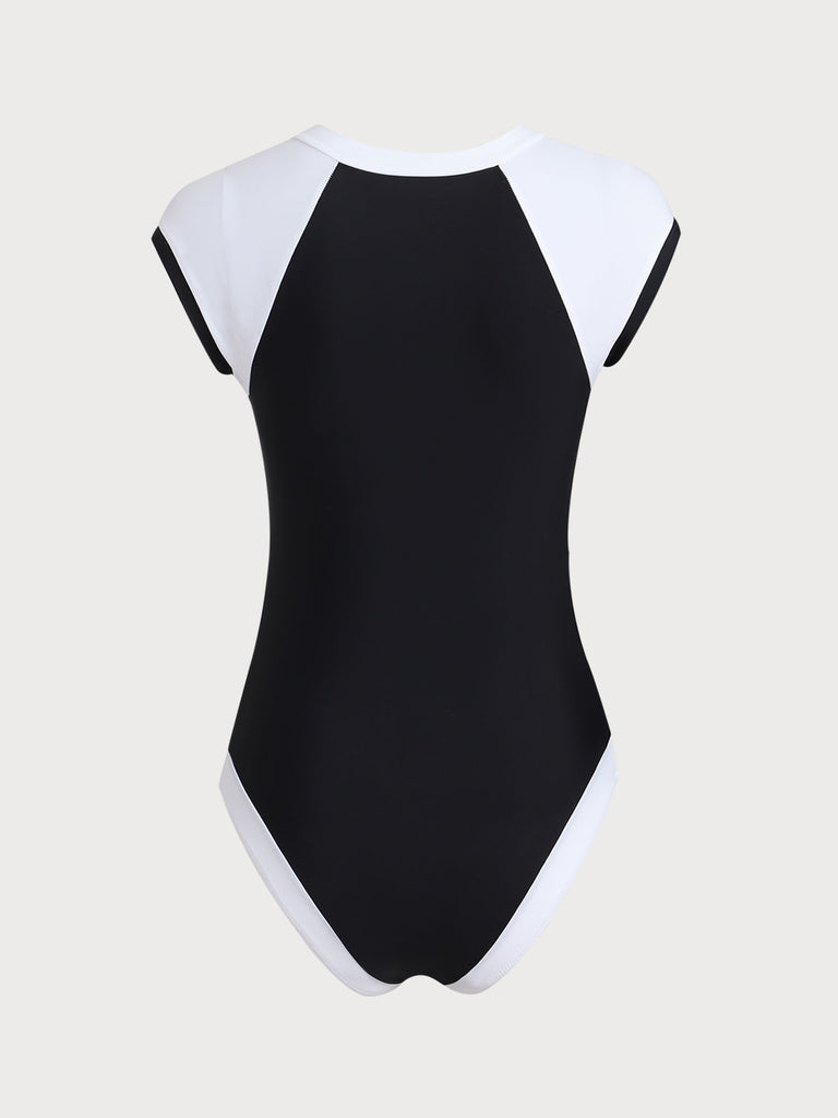 Women's Knitted Nylon Surfing One Pieces Sustainable Surfing Clothes - BERLOOK