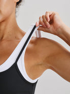 Women's Knitted Nylon Tank Tops Sustainable Yoga Tops - BERLOOK