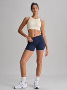 Women's Knitted Nylon Tank Tops Sustainable Yoga Tops - BERLOOK