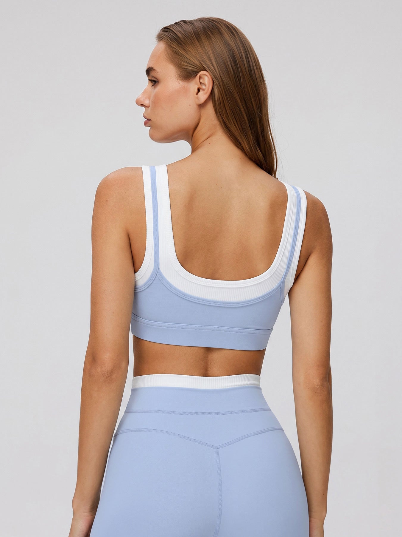Women's Knitted Nylon Tank Tops Sustainable Yoga Tops - BERLOOK