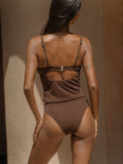 Women's Knitted Nylon Tankini Bottoms Sustainable Tankinis - BERLOOK