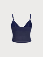 Women's Knitted Nylon Tankini Top Sustainable - BERLOOK - 01